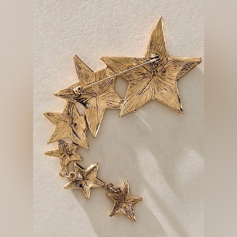 Free People Shooting Stars Brooch - Picture 3 of 3